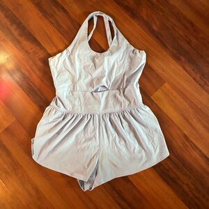 Light Blue Women's Athletic Romper